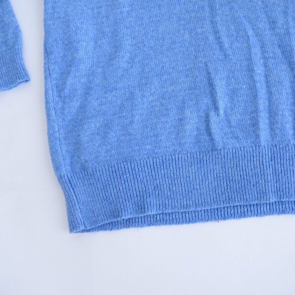 Elizabeth and James Blue Knit Crewneck  Sweater Size XXL - Picture 5 of 10